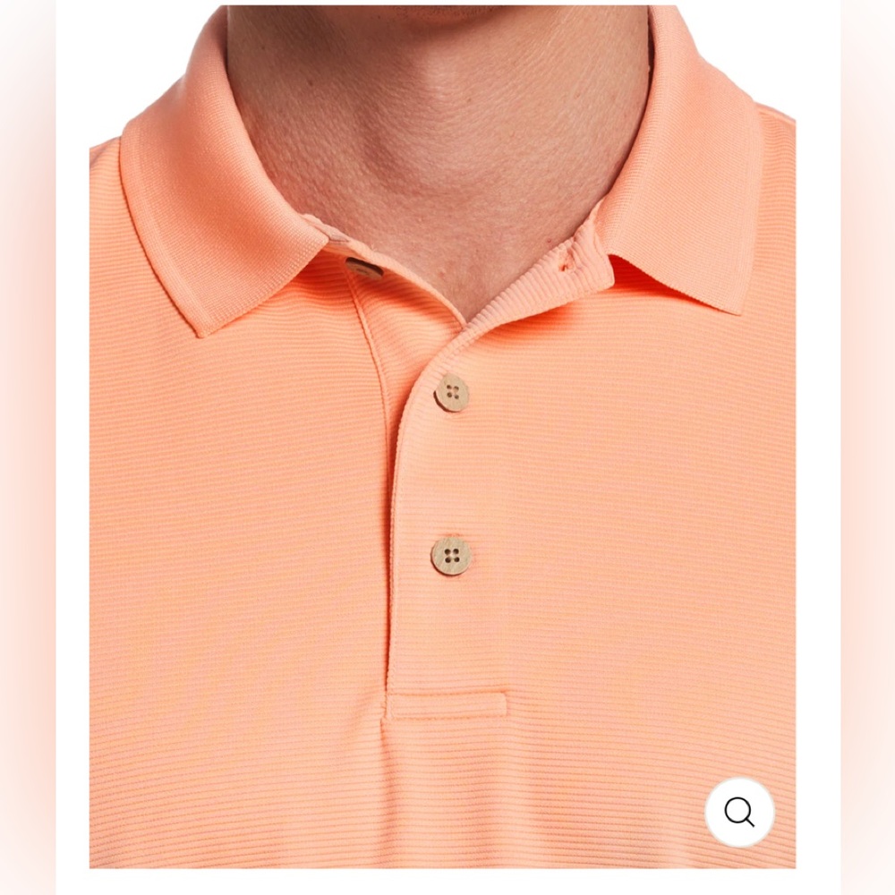 Cubavera Polo Shirt Size Large Papaya Punch New With Tags - Picture 3 of 6